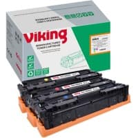 Viking 305A compatibele HP tonercartridge CF370AM cyaan, magenta, geel multipak 3 stuks