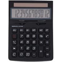 Calculatrice de bureau Maul greener@work 12 chiffres Noir Solare ECO 850