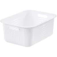 Panier SmartStore Plastique Blanc 28 x 37 x 15 cm