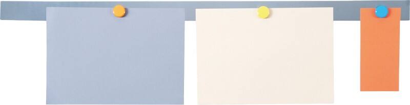 Maul MAULsolid Metalen richel Zelfklevend Zilver 6207695 5 x 100 cm 6207695