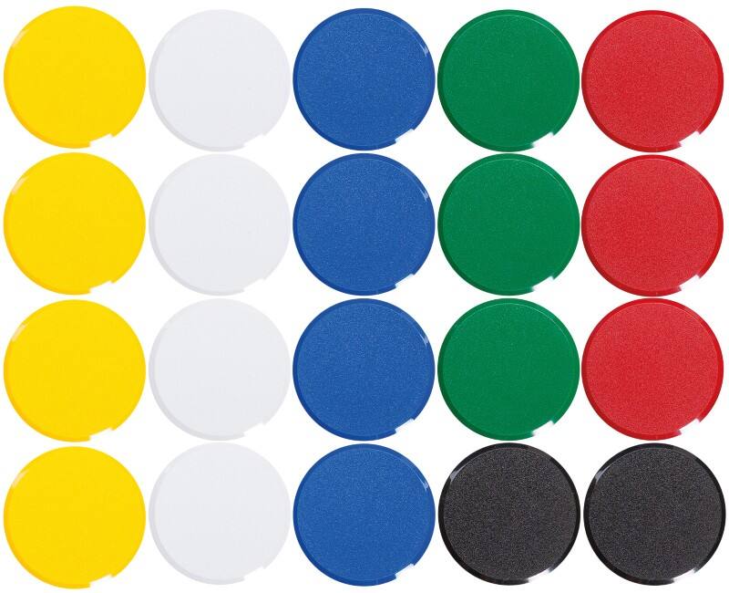 Aimants pour tableau blanc Maul MAULPro Rond Assortiment 0.3 kg Capacité de charge 20 mm 20 Unités