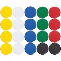 Aimants pour tableau blanc Maul MAULPro Rond Assortiment 0.3 kg Capacité de charge 20 mm 20 Unités