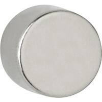 Maul Neodymium Rond Magneten Lichtzilver 5.3 kg draagkracht 12 mm 4 Stuks