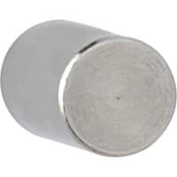 Maul Neodymium Rond Magneten Lichtzilver 2.4 kg draagkracht 10 mm 4 Stuks