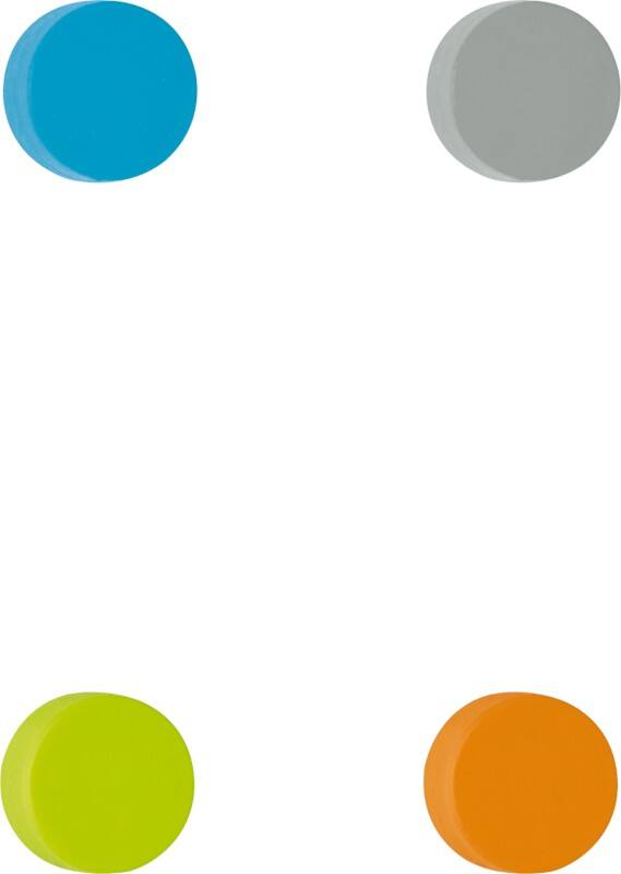 Aimants pour tableau blanc Maul Nedymium Rond Assortiment 1.5 kg Capacité de charge 14.6 mm 8 Unités