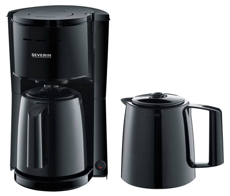 SEVERIN koffiezetapparaat KA 9307 zwart met 2 thermoskannen