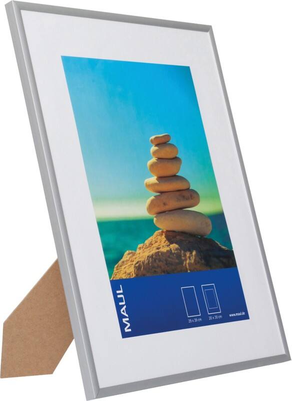 Cadre photo Maul MAULdesign 30 x 40 cm Argenté Aluminium 1945805 30,8 (L) x 40,8 (P) x 1,35 (H) cm