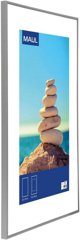 Maul MAULdesign 50 x 70 cm Fotolijst Zilver Aluminium 1946405 50,7 (B) x 70,8 (D) x 2 (H) cm 1946405