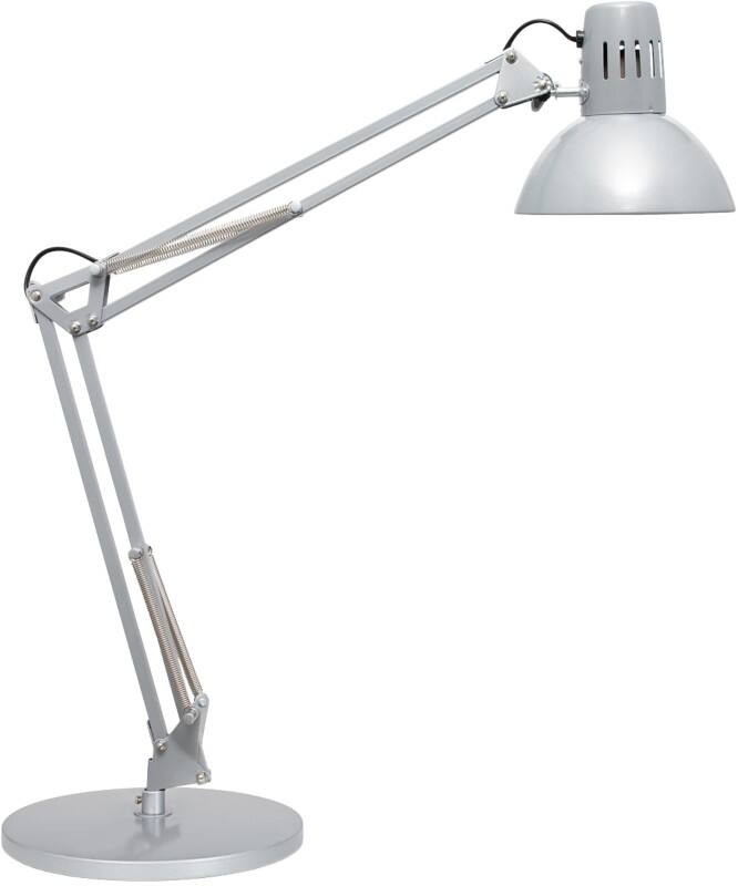 Lampe de bureau Maul MAULstudy Autoportant LED E27 ampoule non incluse Argenté Principale 230 x 695 x 490 mm