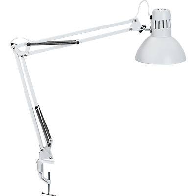 Maul MAULstudy Klembaar Bureaulamp LED E27 (zonder lamp) Wit Netstroom 170 x 595 x 440 mm