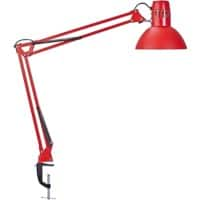 Maul MAULstudy Klembaar Bureaulamp Zonder lamp Rood Netstroom 170 x 595 x 440 mm