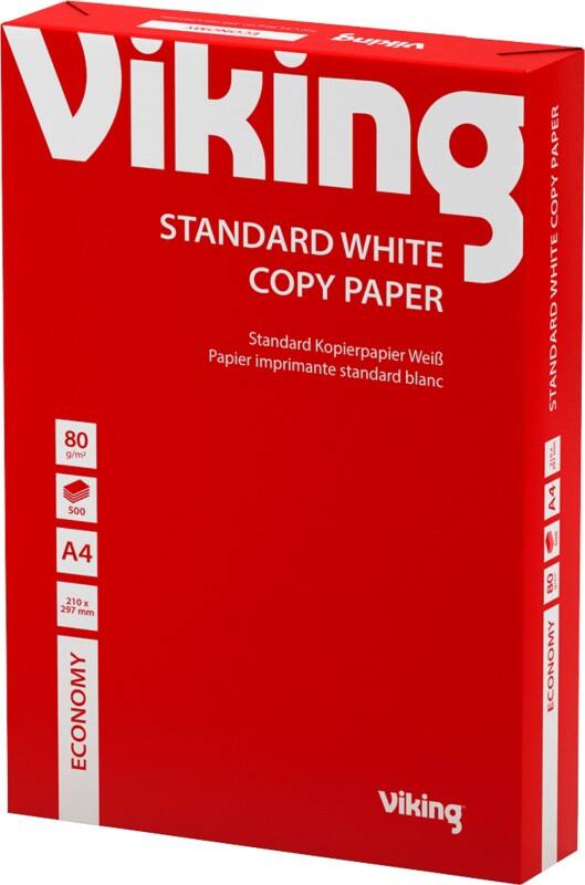 Viking Economy A4 Kopieerpapier 80 g/m² Glad Wit 146 CIE 500 Vellen