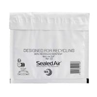Enveloppes Mail Lite Blanc Sans fenêtre Fermeture autocollante 160 x 180 100 unités