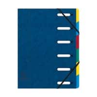 Trieur Exacompta 55062E A4 Carton pressé marbré Bleu 24 (l) x 0,3 (p) x 32 (h) cm 8 unités