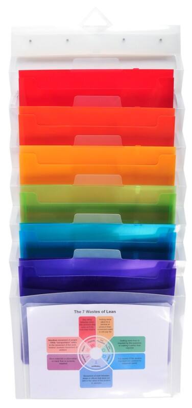 Trieur Exacompta 55898E Montage mural PP (Polypropylène) Transparent 4 unités