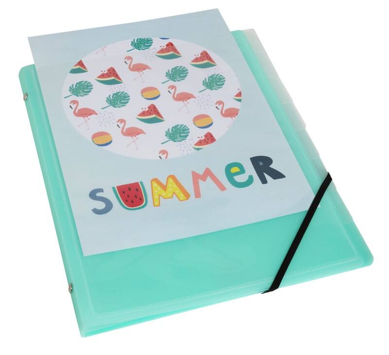 Trieur Exacompta 56279E Kréacover Pastel A4 PP (Polypropylène) Assortiment 24,5 (l) x 1,1 (p) x 32 (h) cm 10 unités