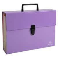 Dossier extensible Exacompta 56765E Aquarel Carton Mauve 4 unités