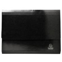 Pochette pour documents Exacompta 6501Z Iderama Carton Noir 35,7 (l) x 24,5 (p) x 0,4 (h) cm 10 unités