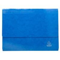 Pochette pour documents Exacompta 6506Z Iderama Carton Bleu foncé 35,7 (l) x 24,5 (p) x 0,4 (h) cm 10 unités