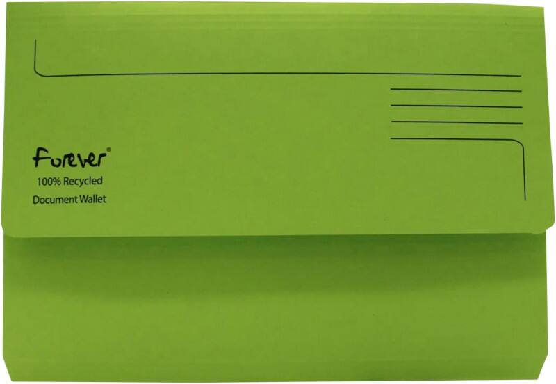 Exacompta Forever Documentmap Manila 34,8 (B) x 23,9 (D) x 0,2 (H) cm Groen 25 Stuks