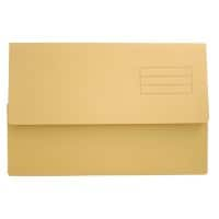 Pochette pour documents Exacompta DW250-YLWZ Manille Jaune 34,6 (l) x 24 (p) x 0,2 (h) cm 50 unités