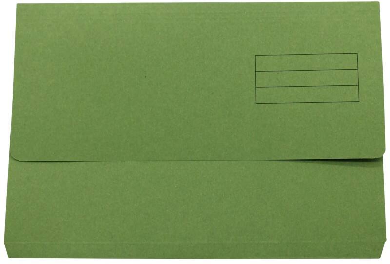 Exacompta Documentmap 39993E DW250-GRNZ Gewafeld karton 34,6 (B) x 24 (D) x 0,2 (H) cm Groen 50 Stuks