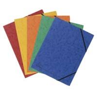 Farde Exacompta 555410E Élastique Carton pressé marbré Assortiment 24 (l) x 1,5 (p) x 32 (h) cm 25 unités