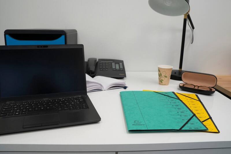 Trieur Exacompta 541704E A4 Carton pressé marbré Orange 24,5 (l) x 0,5 (p) x 32 (h) cm 10 unités