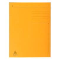 Exacompta Forever 3-klepsmap 44909E Oranje Karton 100 Stuks