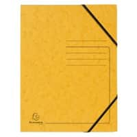 Farde Exacompta 555419E Élastique Carton pressé marbré Jaune 24 (l) x 0,3 (p) x 32 (h) cm 25 unités