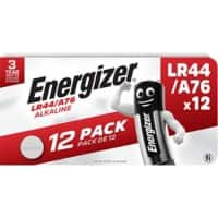 Pile bouton Energizer Alkaline LR44 Alcaline 1,5 V 12 unités