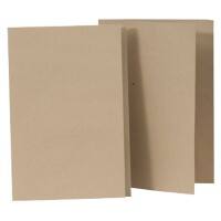 Farde à bord décalé Exacompta SCK-BUFZ A4, Foolscap 170 g/m² Manille Chamois 100 unités