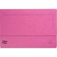 Pochette pour documents Exacompta 3091Z Europa A4, Foolscap Carton pressé marbré Rose 35,7 (l) x 0,3 (p) x 24,5 (h) cm 25 unités