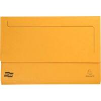 Pochette pour documents Exacompta 4796Z Europa A4, Foolscap Carton pressé marbré Jaune 35,7 (l) x 0,3 (p) x 24,5 (h) cm 25 unités