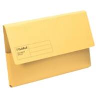 Pochette pour documents Exacompta GDW1-YLWZ Guildhall A4, Foolscap Manille Jaune 35,6 (l) x 0,3 (p) x 24,5 (h) cm 50 unités