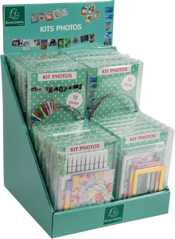 Kit album photos EXACOMPTA 27,5 x 27,5 x 32 cm Multicolore