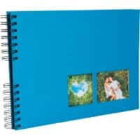 Exacompta Milano Fotoalbum Spiraal Harde kaft Papier 22 x 32 x 3 cm Blauw