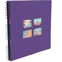 Exacompta Milano Fotoalbum Spiraal Harde kaft Papier 33 x 35 x 3,3 cm Paars