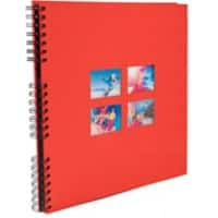 Exacompta Milano Fotoalbum Spiraal Harde kaft Papier 33 x 35 x 3,3 cm Rood