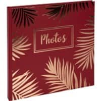 Album photos EXACOMPTA Palma Dos cartonné Papier 24,7 x 24,7 x 1,7 cm Rouge 2 unités