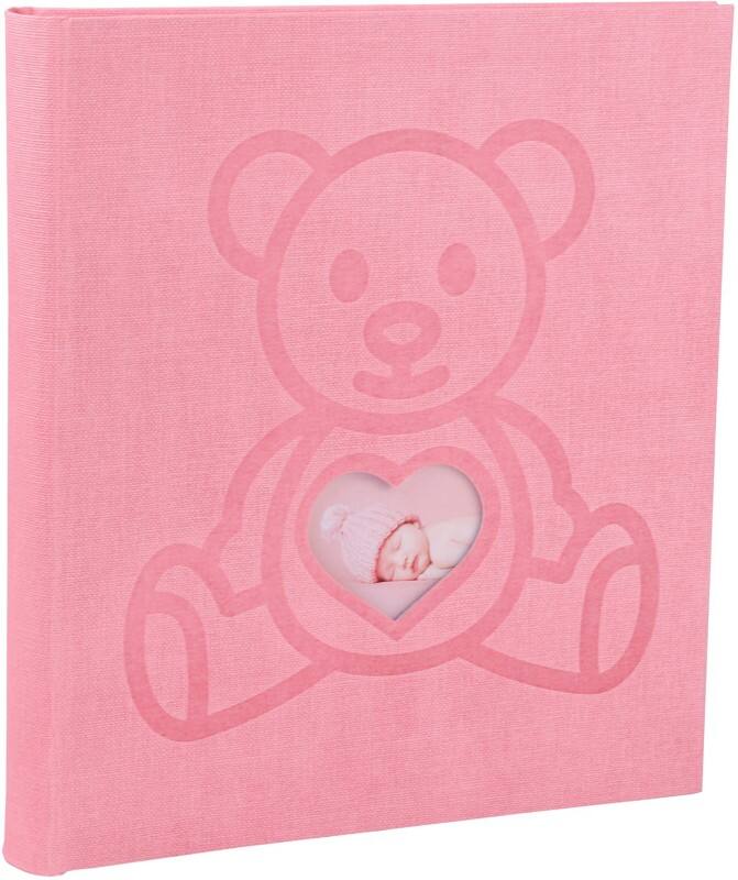 Album photos EXACOMPTA Teddy Dos cartonné Papier 30,3 x 32,8 x 4,7 cm Rose