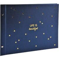 Exacompta Life Fotoalbum Harde kaft Papier 29,5 x 37 x 2,7 cm Blauw