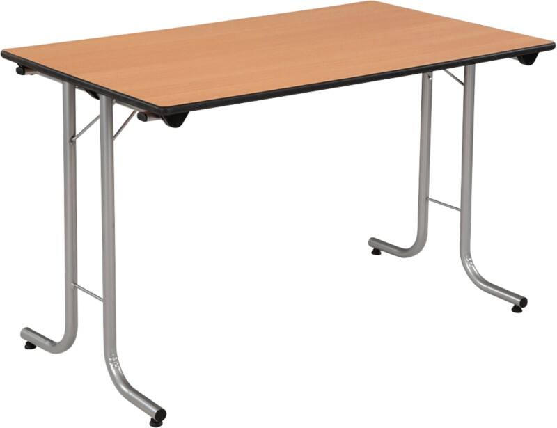 Table rabattable Sodematub Hêtre Acier 120 x 70 x 74 mm