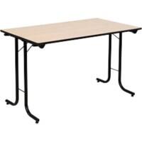 Table rabattable Sodematub Érable Acier 120 x 70 x 74 mm