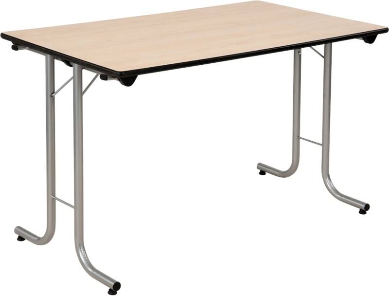 Table rabattable Sodematub Érable Acier 120 x 70 x 74 mm