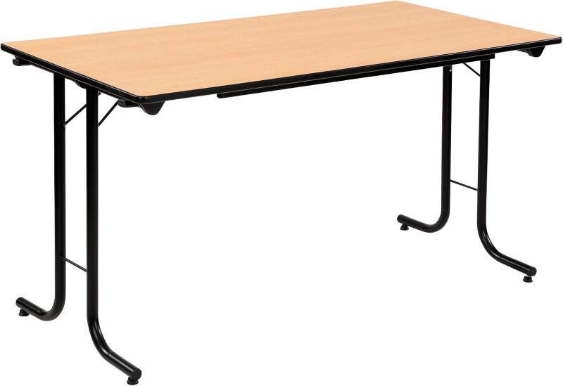 Table rabattable Sodematub Hêtre Acier 140 x 70 x 74 mm