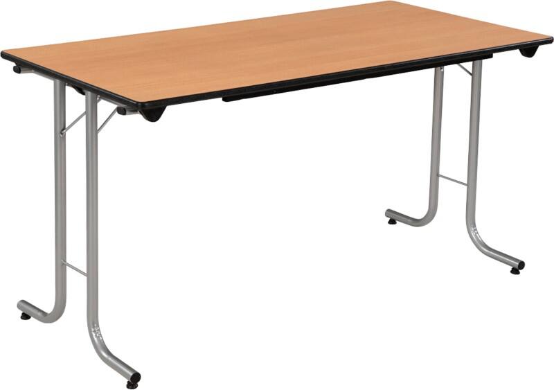 Sodematub Fliptop tafel Beuken Staal 140 x 70 x 74 mm