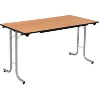 Table rabattable Sodematub Hêtre Acier 140 x 70 x 74 mm