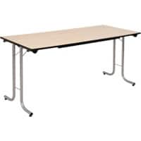 Table rabattable Sodematub Érable Acier 160 x 70 x 74 mm