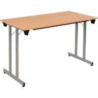 Sodematub Fliptop tafel Beuken Staal 120 x 60 x 74 mm
